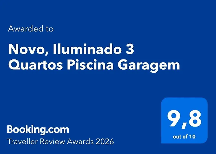 Novo, Iluminado 3 Quartos Piscina Garagem Ubatuba